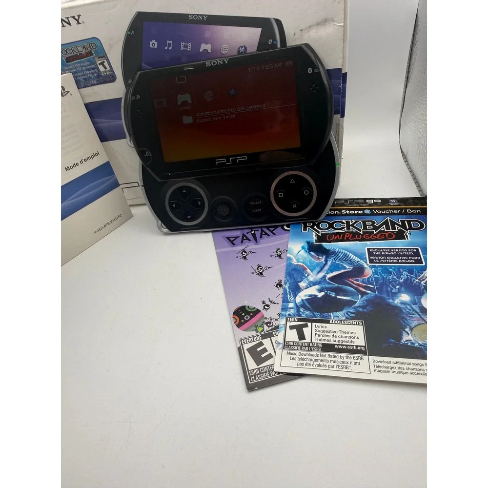 Sony PSP Go Piano Black 16GB Handheld Console PSP-N1001 Boxed Tested